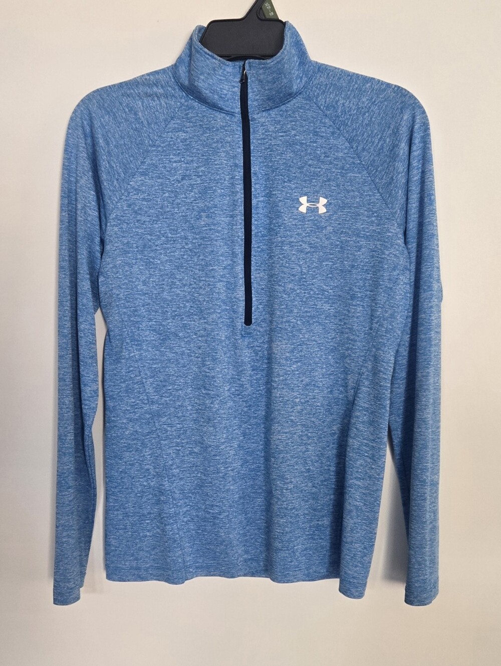 Under Armour Womens Light Blue Heather Quarter-Zip Pullover
